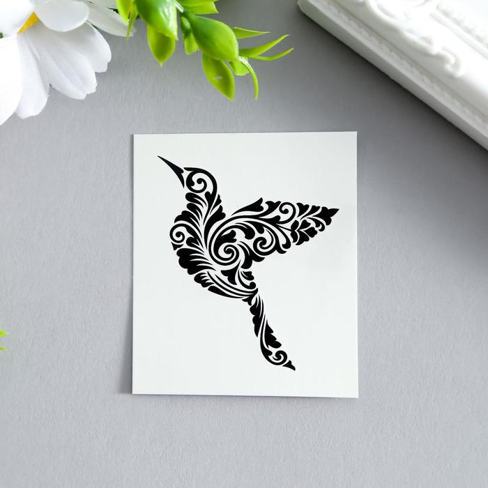 Татуировка на тело "Птица Узор" 5,3х6,3 см
Татуировка на тело "Птица Узор" 5,3х6,3 см