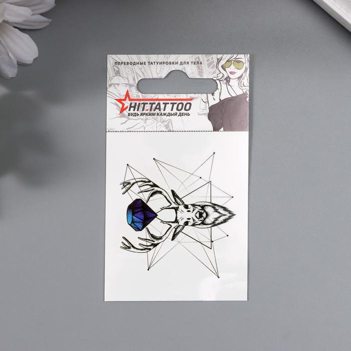 Татуировка на тело "Олень" 5,3х6,3 см
Татуировка на тело "Олень" 5,3х6,3 см