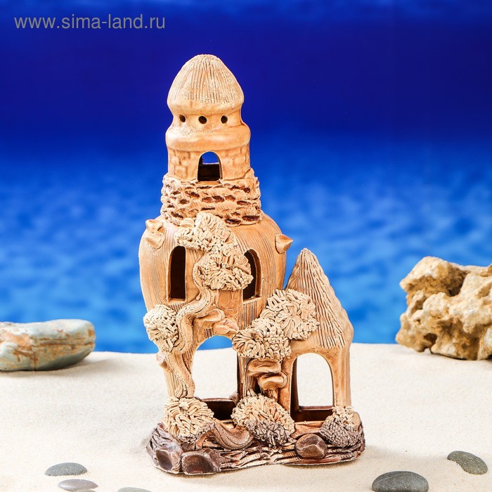 Декорация для аквариума "Замок с широкой башней", 10 х 13 х 25 см
Декорация для аквариума "Замок с широкой башней", 10 х 13 х 25 см