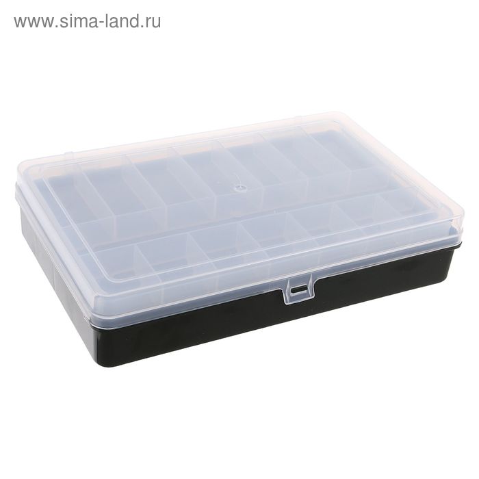 Коробка «Тривол» тип-3, двухъярусная, 235 х 150 х 50 мм, цвет тёмно-зелёный 
Коробка «Тривол» тип-3, двухъярусная, 235 х 150 х 50 мм, цвет тёмно-зелёный