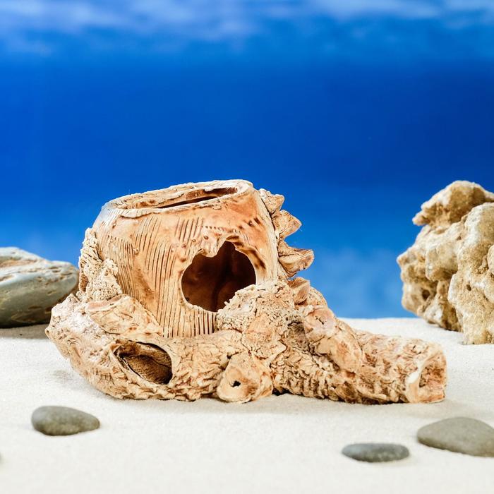 Декорация для аквариума "Бочка в коряге", 15 х 10 х 6 см
Декорация для аквариума "Бочка в коряге", 15 х 10 х 6 см