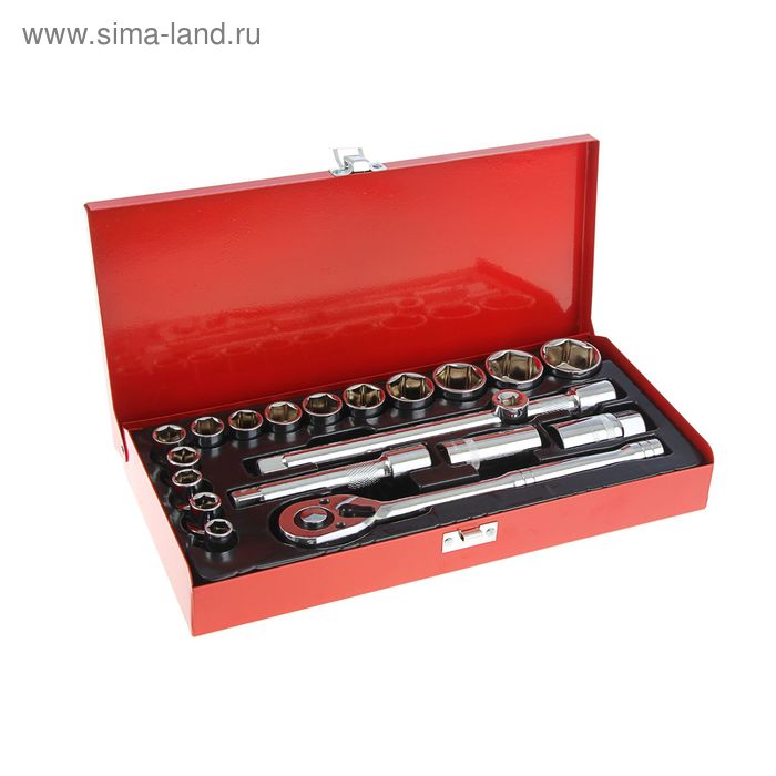 Набор инструментов в металлическом кейсе ТУНДРА, автомобильный, CrV, 1/2", 20 предметов
Набор инструментов в металлическом кейсе ТУНДРА, автомобильный, CrV, 1/2", 20 предметов