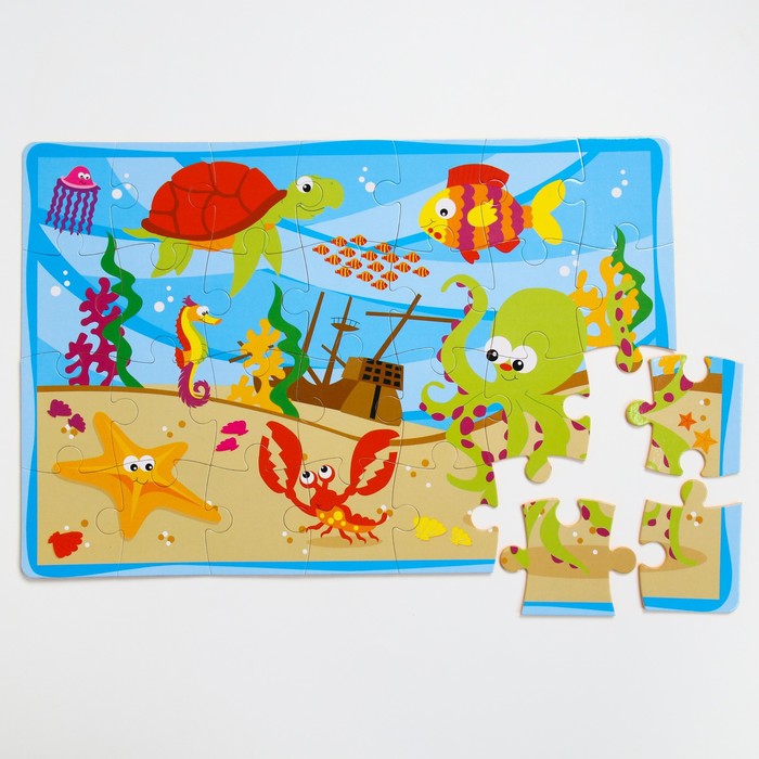 Развивающий коврик - пазл «Морское дно», 28 элементов
Развивающий коврик - пазл «Морское дно», 28 элементов