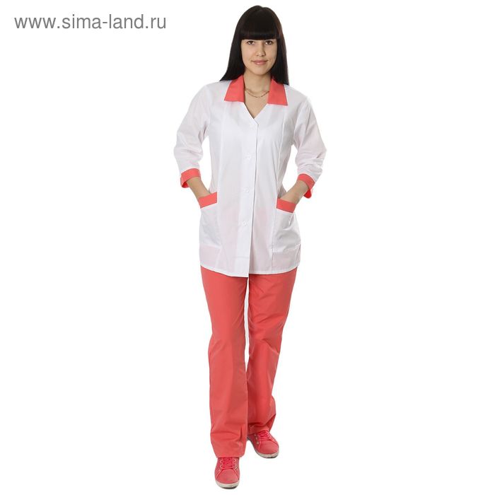 Костюм медицинский женский «Ева», размер 44-46, рост 170-176 см, цвет розовый
Костюм медицинский женский «Ева», размер 44-46, рост 170-176 см, цвет розовый