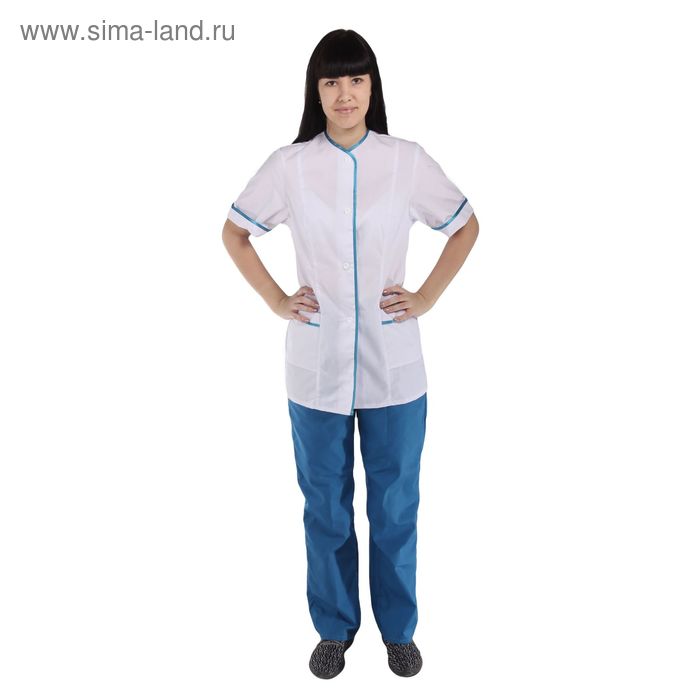 Костюм медицинский женский, короткий рукав, размер 44-46, рост 170-176 см
Костюм медицинский женский, короткий рукав, размер 44-46, рост 170-176 см