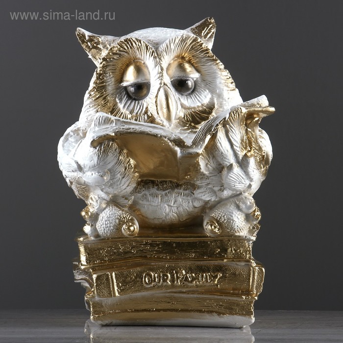Статуэтка "Сова мудрости", белая, 25 см
Статуэтка "Сова мудрости", белая, 25 см