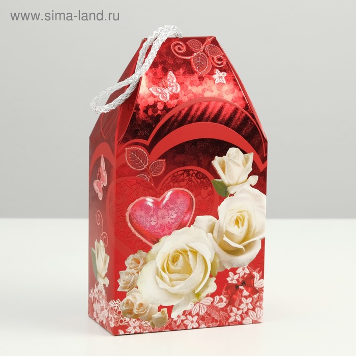 Подарочная коробка "Сладкая любовь", сборная, 19,5 х 11 х 5,5 см
Подарочная коробка "Сладкая любовь", сборная, 19,5 х 11 х 5,5 см