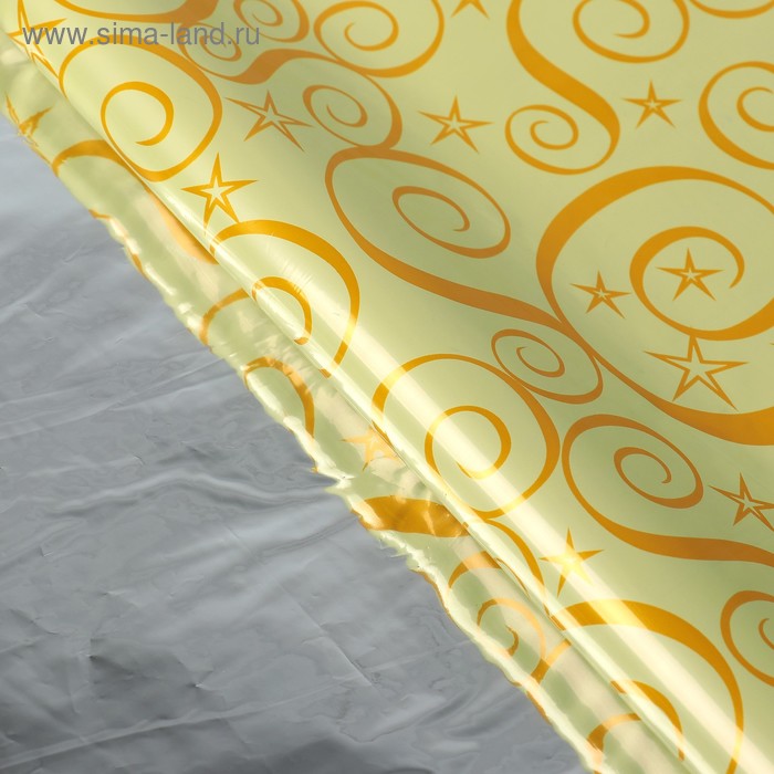 Пленка голография "Узор", золотой, 70 х 100 см
Пленка голография "Узор", золотой, 70 х 100 см