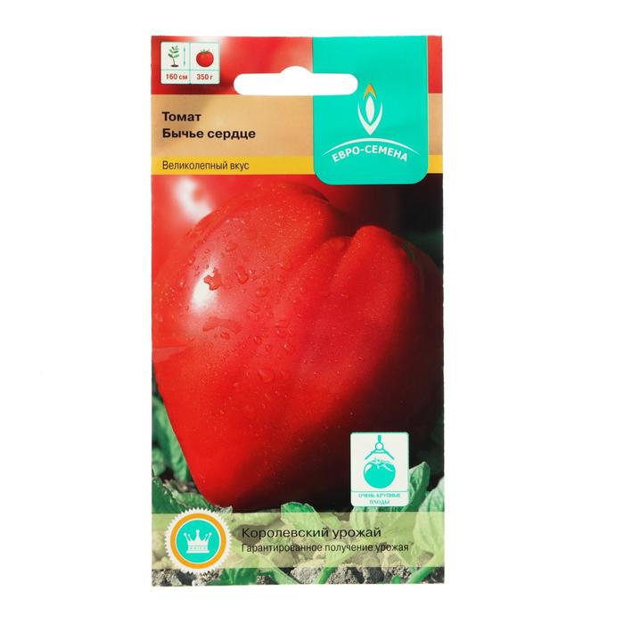 Семена Томат "Евро-семена", "Бычье сердце", высокорослый, 0,1 г 
Семена Томат "Евро-семена", "Бычье сердце", высокорослый, 0,1 г