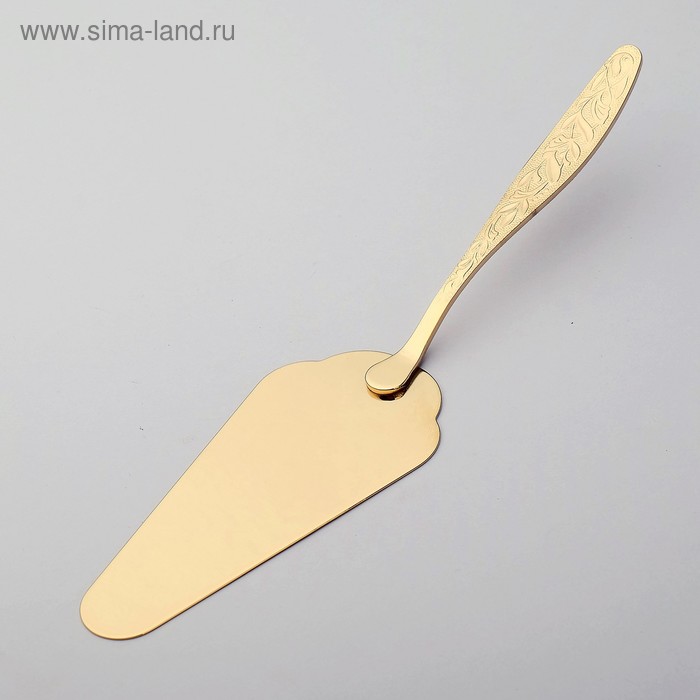 Лопатка «Уралочка», с полным декоративным покрытием, h=19,5 см, толщина 2 мм, цвет золотой
Лопатка «Уралочка», с полным декоративным покрытием, h=19,5 см, толщина 2 мм, цвет золотой