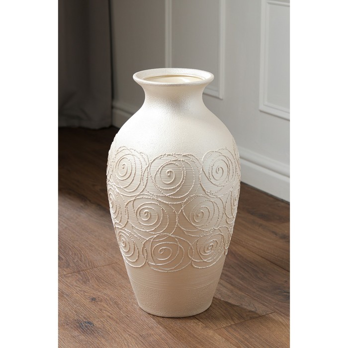 Ваза керамическая "Классика", напольная, ажур, 51 см
Ваза керамическая "Классика", напольная, ажур, 51 см