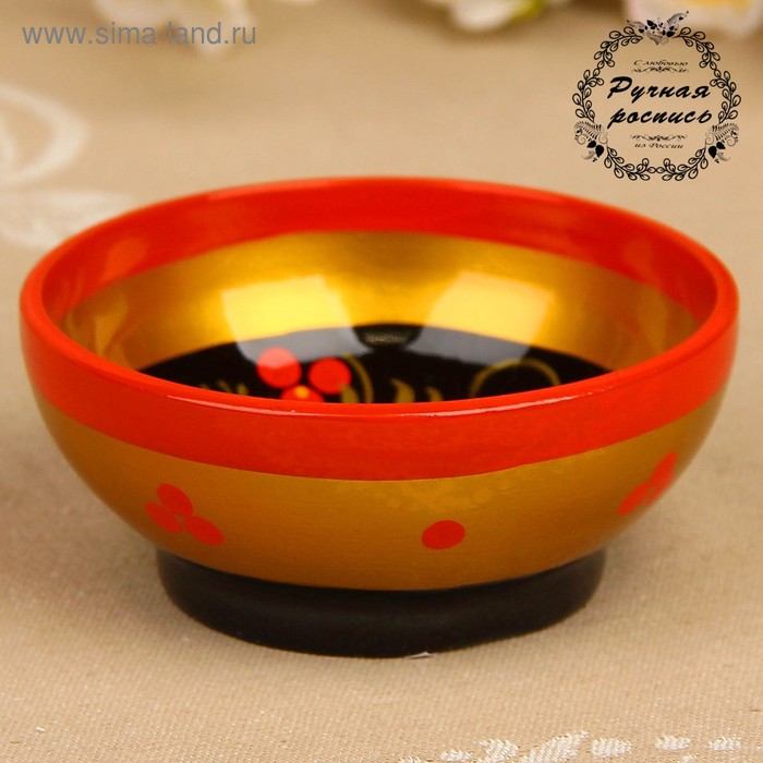 Пиала «Розетка», 10×4 см, хохлома
Пиала «Розетка», 10×4 см, хохлома