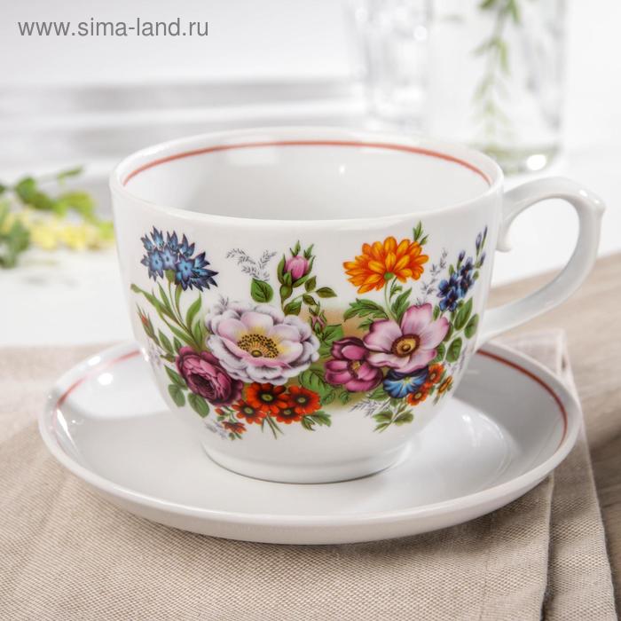 Чайная пара «Букет цветов», 600 мл 
Чайная пара «Букет цветов», 600 мл