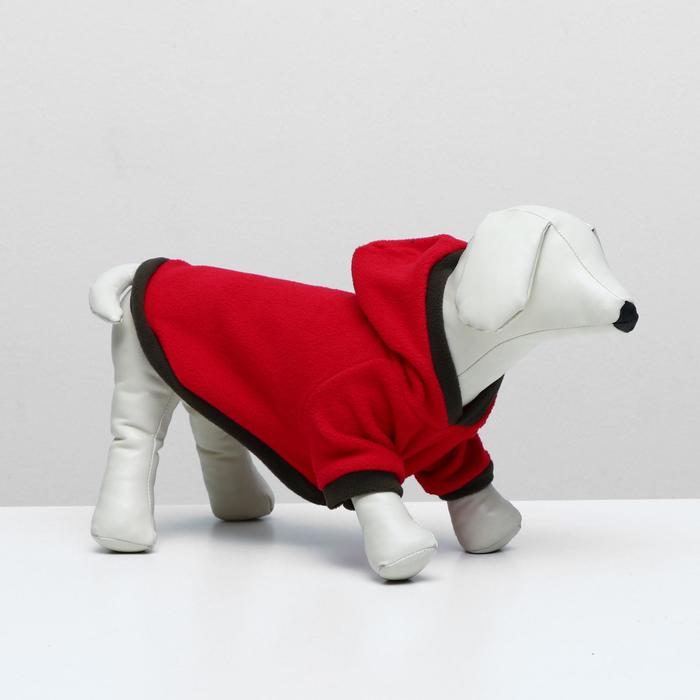 Кофточка из флиса с капюшоном и полосками на рукавах, L (дс-27 см, ош-32 см, ог-40 см), микс
Кофточка из флиса с капюшоном и полосками на рукавах, L (дс-27 см, ош-32 см, ог-40 см), микс