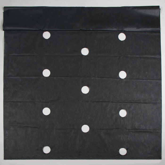 Материал мульчирующий, с перфорацией, 10 × 1,6 м, плотность 60, с УФ-стабилизатором, чёрный, «Агротекс»
Материал мульчирующий, с перфорацией, 10 × 1,6 м, плотность 60, с УФ-стабилизатором, чёрный, «Агротекс»