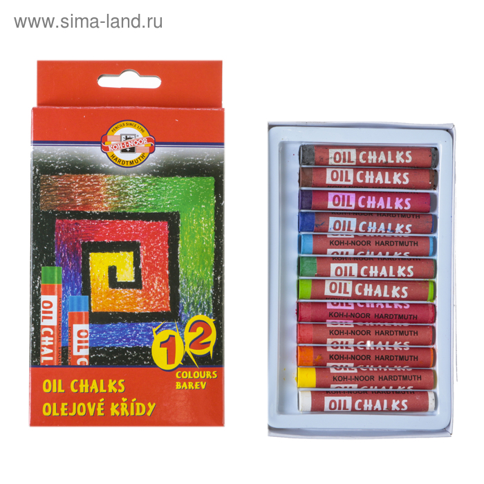Пастель масляная 12 цветов, Koh-I-Noor 8312, картонная упаковка , европодвес
Пастель масляная 12 цветов, Koh-I-Noor 8312, картонная упаковка , европодвес