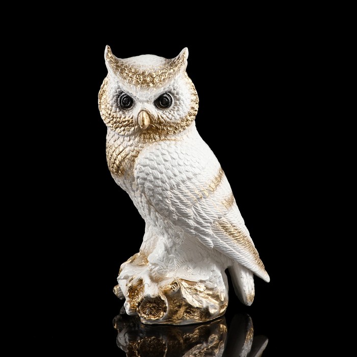 Статуэтка "Сова на пне", белая, гипс, 30 см
Статуэтка "Сова на пне", белая, гипс, 30 см