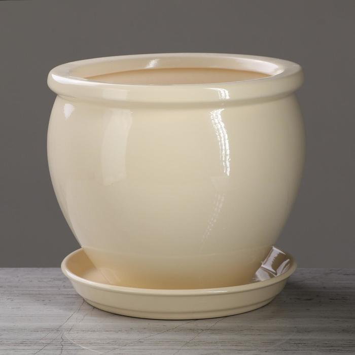 Горшок для цветов "Вьетнам", глянец, бежевый, керамика, 5 л
Горшок для цветов "Вьетнам", глянец, бежевый, керамика, 5 л