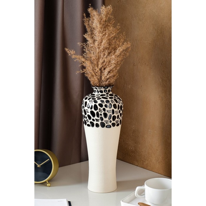 Ваза керамическая "Жасмин", настольная, камешки, 33 см
Ваза керамическая "Жасмин", настольная, камешки, 33 см