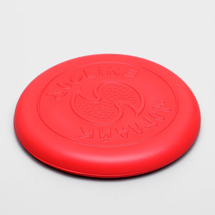 Летающая тарелка-фрисби "ДогЛайк" малая, алая, 18х2,3 см
Летающая тарелка-фрисби "ДогЛайк" малая, алая, 18х2,3 см