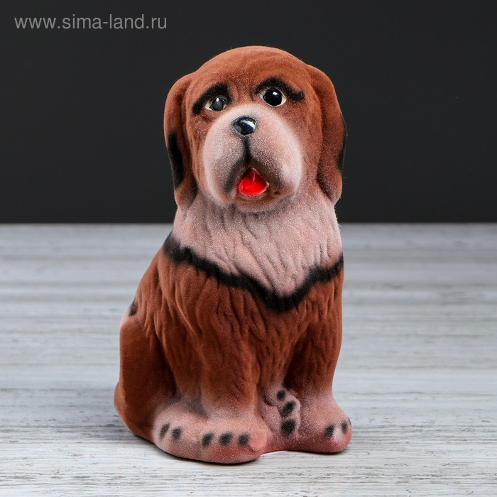 Копилка "Собака Бетховен", коричневый цвет, флок, керамика, 18 см
Копилка "Собака Бетховен", коричневый цвет, флок, керамика, 18 см