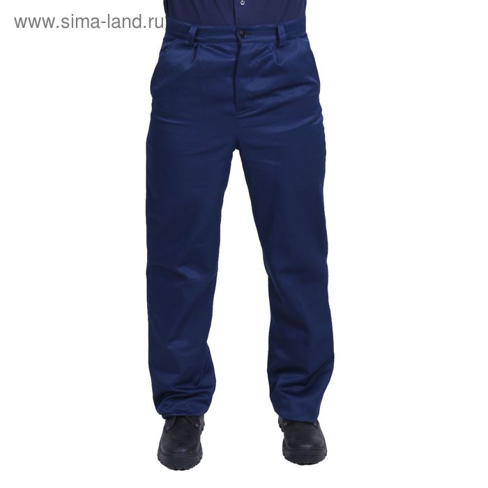 Брюки рабочие, ПЭ/ХБ, размер 48-50, рост 170-176 см, цвет синий
Брюки рабочие, ПЭ/ХБ, размер 48-50, рост 170-176 см, цвет синий