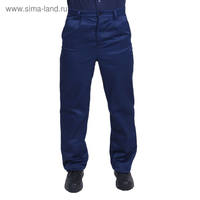Брюки рабочие, ПЭ/ХБ, размер 52-54, рост 182-188 см, цвет синий
Брюки рабочие, ПЭ/ХБ, размер 52-54, рост 182-188 см, цвет синий