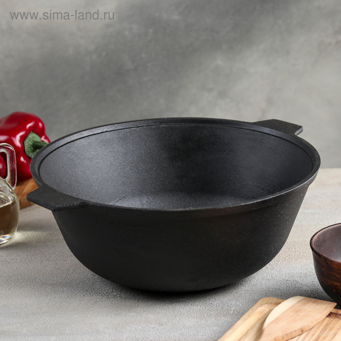 Котёл «Чугунный», 3 л, цвет чёрный
Котёл «Чугунный», 3 л, цвет чёрный