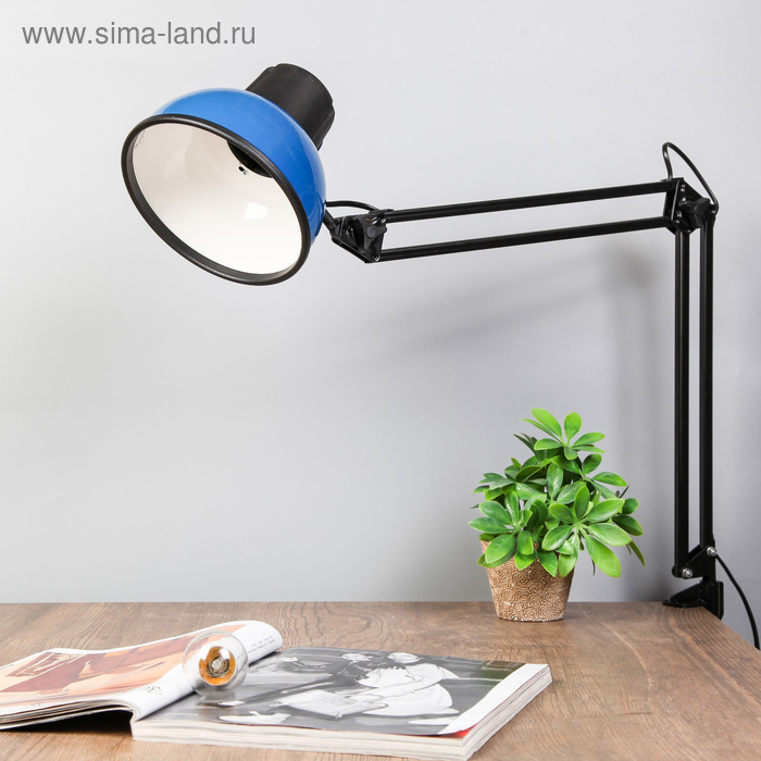 Светильник настольный Бета-К (без лампы) (Е27, 60 Вт, 220 В) Синий
Светильник настольный Бета-К (без лампы) (Е27, 60 Вт, 220 В) Синий