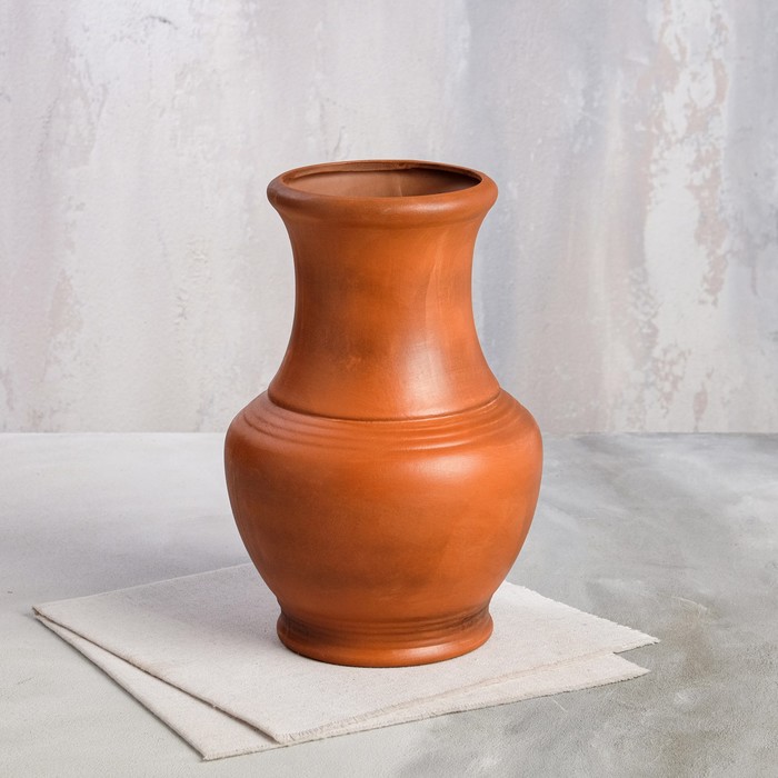 Ваза настольная "Крынка" для сухоцветов, гладкая, красная глина, 2.2 л, 25 см
Ваза настольная "Крынка" для сухоцветов, гладкая, красная глина, 2.2 л, 25 см