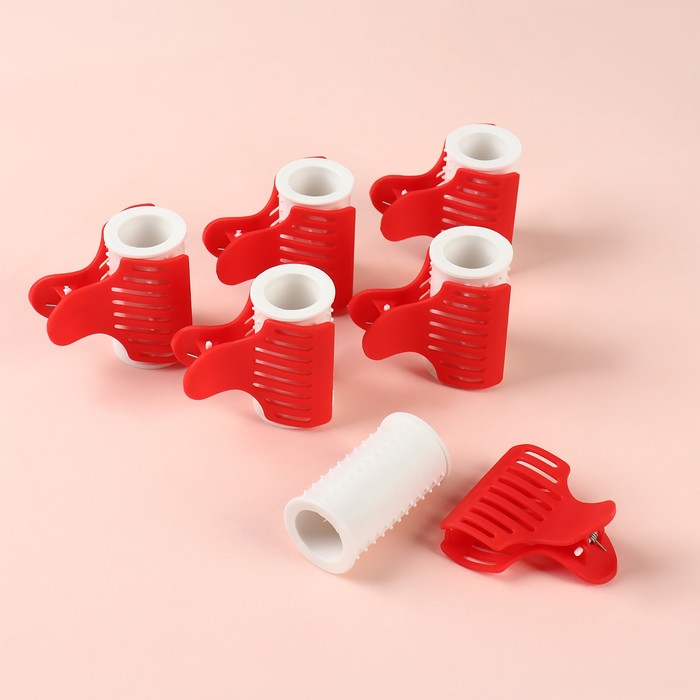 Термобигуди с крабом, d = 3,2 см, 6 шт, цвет красный
Термобигуди с крабом, d = 3,2 см, 6 шт, цвет красный