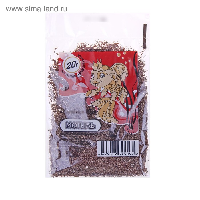 Корм для рыб "Мотыль" 20 г, 80 мл
Корм для рыб "Мотыль" 20 г, 80 мл