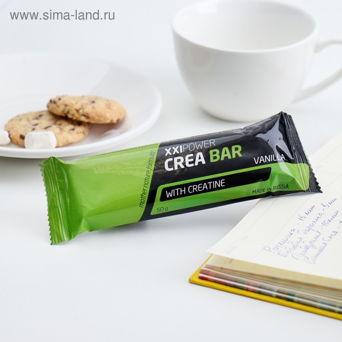 Батончик Crea Bar ваниль и шоколадная глазурь,с креатином, спортивное питание, 50 г
Батончик Crea Bar ваниль и шоколадная глазурь,с креатином, спортивное питание, 50 г