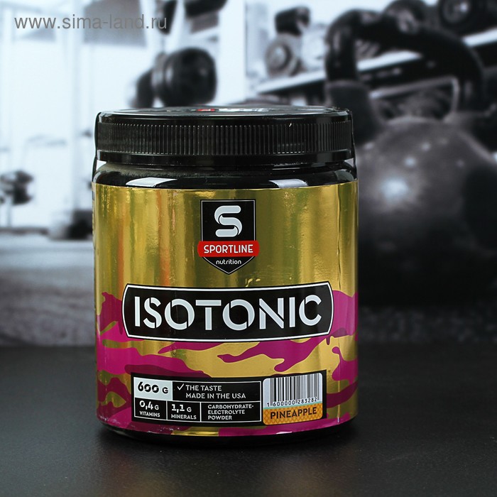 Изотоник SportLine IsoTonic, Ананас, спортивное питание, 600 г
Изотоник SportLine IsoTonic, Ананас, спортивное питание, 600 г