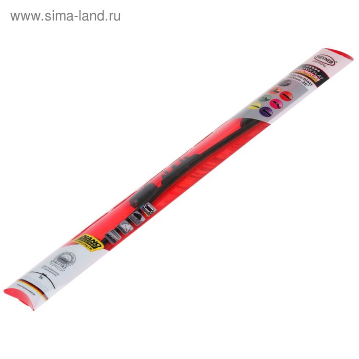 Щетка стеклоочистителя HEYNER Super Flat Premium, 26"/650 мм, бескаркасная, с переходниками
Щетка стеклоочистителя HEYNER Super Flat Premium, 26"/650 мм, бескаркасная, с переходниками