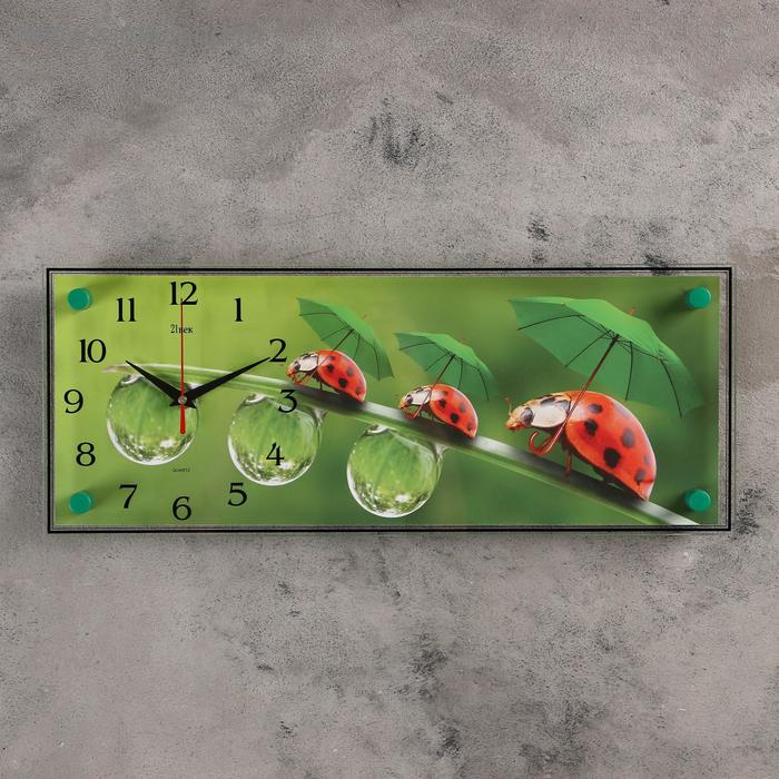 Часы настенные, серия: Животный мир, "Божьи коровки", 50х20 см, микс
Часы настенные, серия: Животный мир, "Божьи коровки", 50х20 см, микс