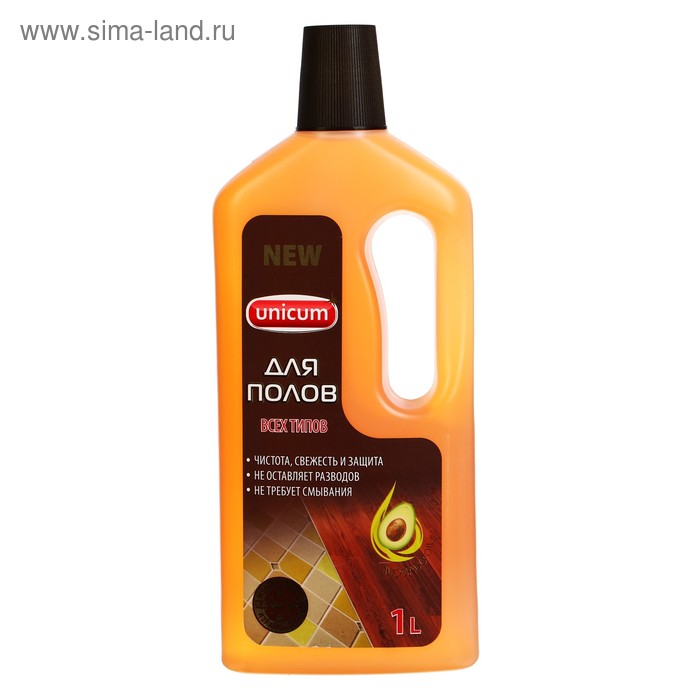 Средство для мытья полов Unicum "Спа", 1 л
Средство для мытья полов Unicum "Спа", 1 л