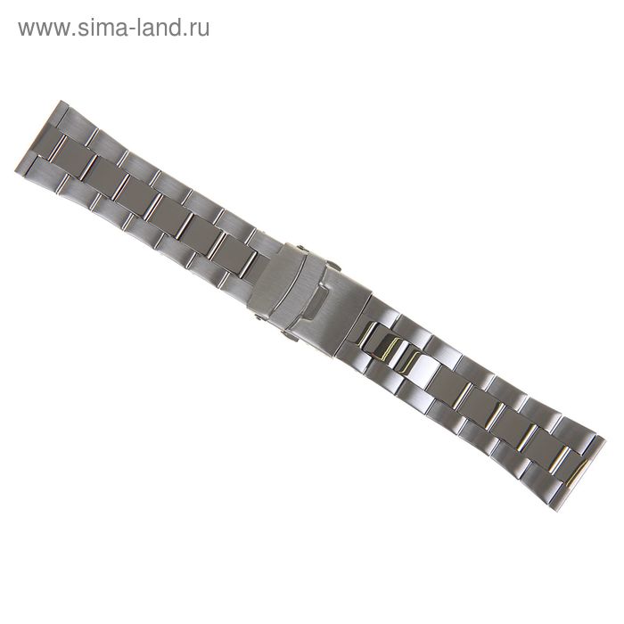 Ремешок для часов 24 мм, металл, серебряный
Ремешок для часов 24 мм, металл, серебряный