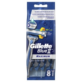 Станок бритвенный одноразовый Gillette BlueII Max , 8 шт 
Станок бритвенный одноразовый Gillette BlueII Max , 8 шт
