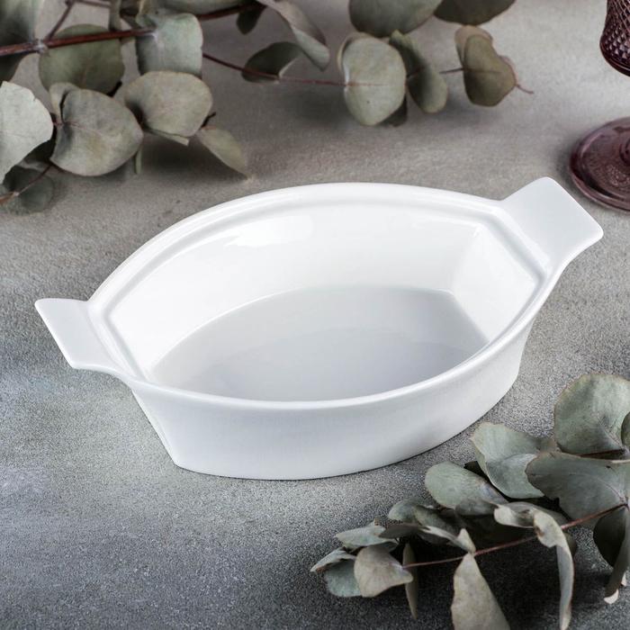 Форма для запекания фарфоровая, 400 мл, 22×14 см
Форма для запекания фарфоровая, 400 мл, 22×14 см