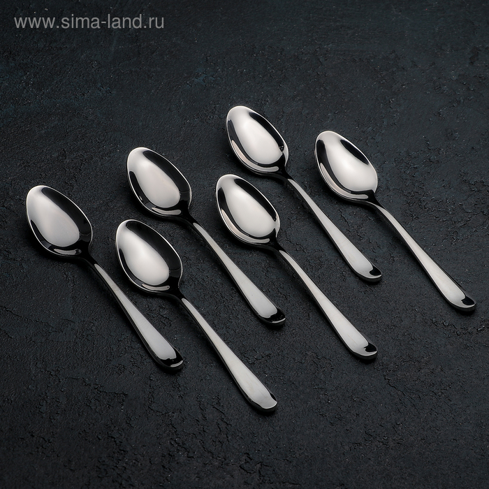 Набор чайных ложек Stella, 14 см, 6 шт
Набор чайных ложек Stella, 14 см, 6 шт