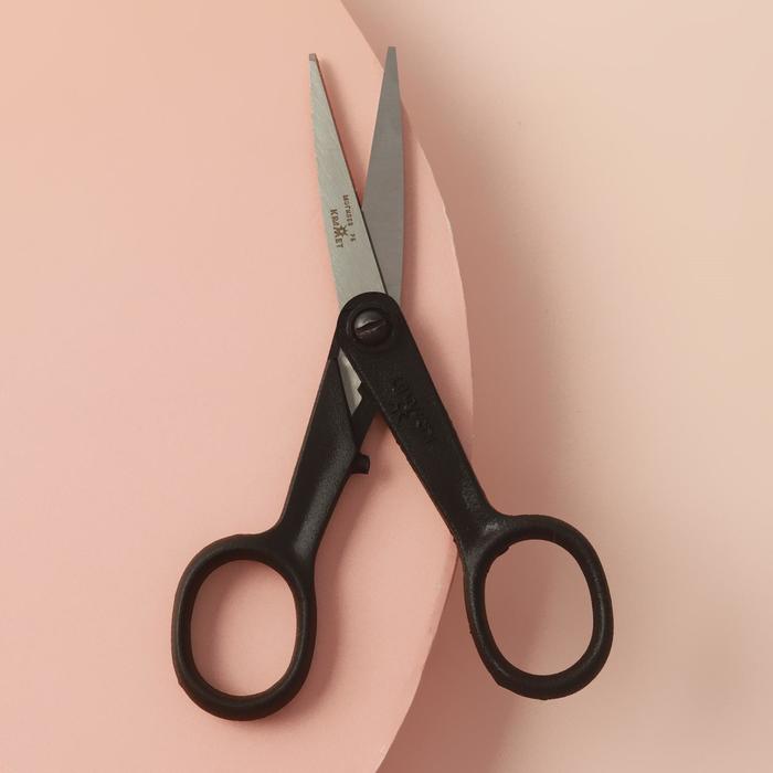 Ножницы универсальные, 12 см, цвет чёрный
Ножницы универсальные, 12 см, цвет чёрный