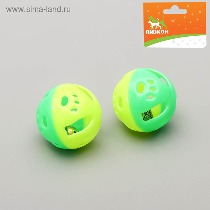 Набор из 2 шариков-погремушек "Рыбки", диаметр 3,7 см, микс цветов 
Набор из 2 шариков-погремушек "Рыбки", диаметр 3,7 см, микс цветов