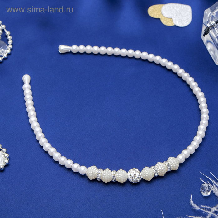 Ободок для волос "Жемчужный рай" 0,5 см шарики вкрапление
Ободок для волос "Жемчужный рай" 0,5 см шарики вкрапление