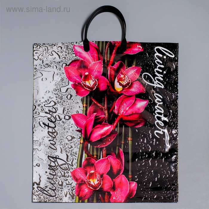 Пакет "Живая вода", полиэтиленовый с пластиковой ручкой, 45 х 36 см, 110 мкм
Пакет "Живая вода", полиэтиленовый с пластиковой ручкой, 45 х 36 см, 110 мкм