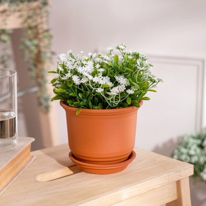 Горшок для цветов "Рельеф", красная глина, 0.7 л
Горшок для цветов "Рельеф", красная глина, 0.7 л