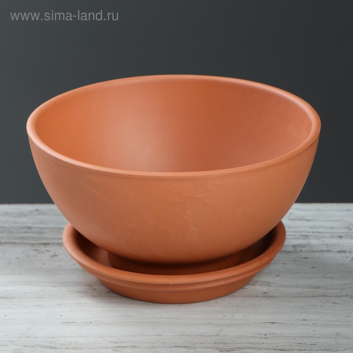 Горшок для цветов "Стандарт", красная глина, 0.6 л
Горшок для цветов "Стандарт", красная глина, 0.6 л