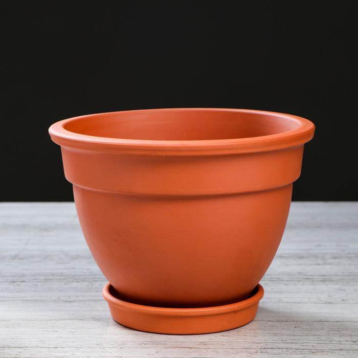 Горшок для цветов "Кампана", красная глина, 2 л
Горшок для цветов "Кампана", красная глина, 2 л
