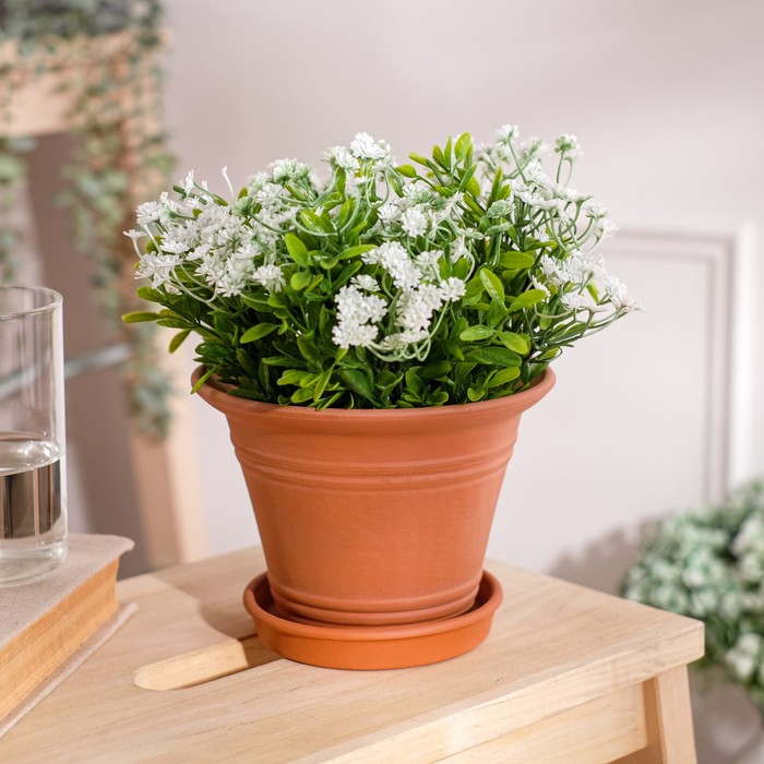 Горшок для цветов "Рельеф", красная глина, 1 л
Горшок для цветов "Рельеф", красная глина, 1 л