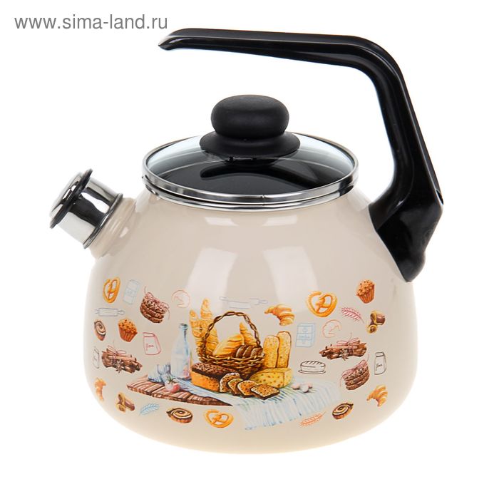 Чайник со свистком «Хлеб», 3 л, фиксированная ручка
Чайник со свистком «Хлеб», 3 л, фиксированная ручка